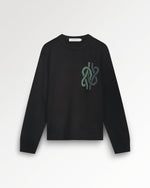 Knit Sweater Knot Black