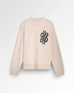 Knit Sweater Knot Antique White