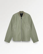 Leather Bomber Jacket Tea