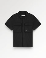 Resort Shirt Drapy Black